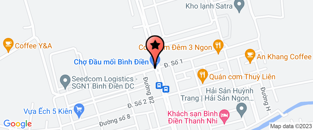 Map go to Thanh Huong Food Trading Company Limited
