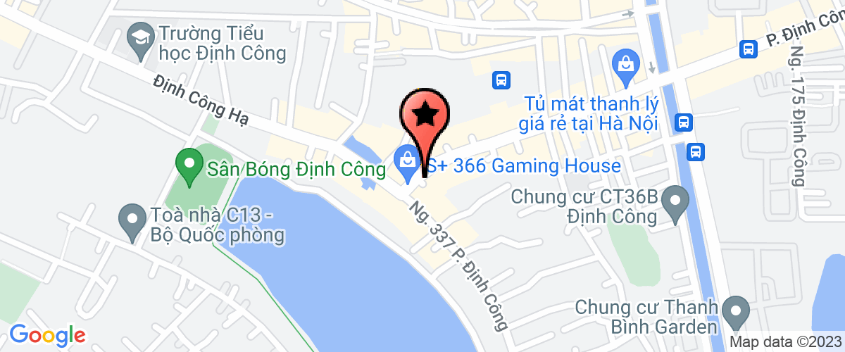 Map go to Bao An Law Investment Company Limited