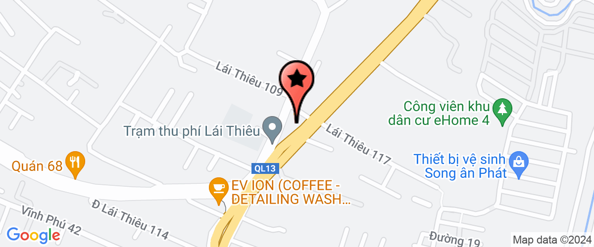 Map go to Ngoc Linh Auto Company Limited