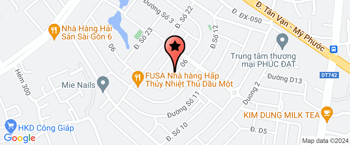Map go to Huu Tinh Huu Tinh Company Limited