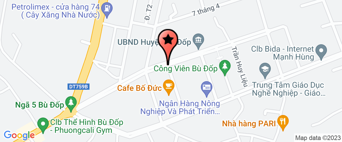 Map go to mot thanh vien Thanh Hung Company Limited
