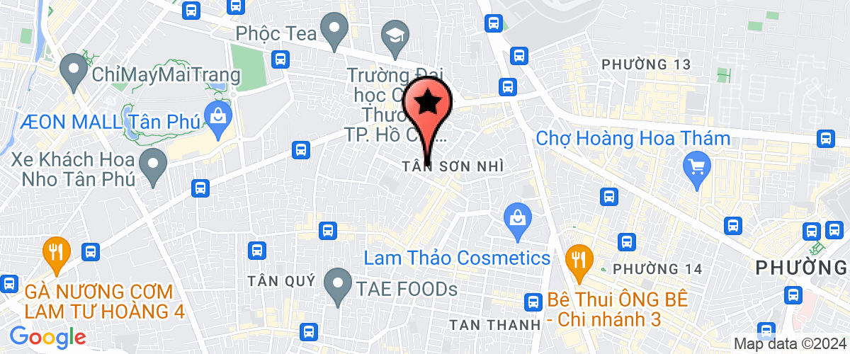 Map go to Hai Van Restaurant Entertainment Company Limited