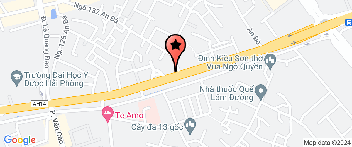 Map go to Van phong dai dien KRANUNION GMBH CO.KG tai Hai Phong And