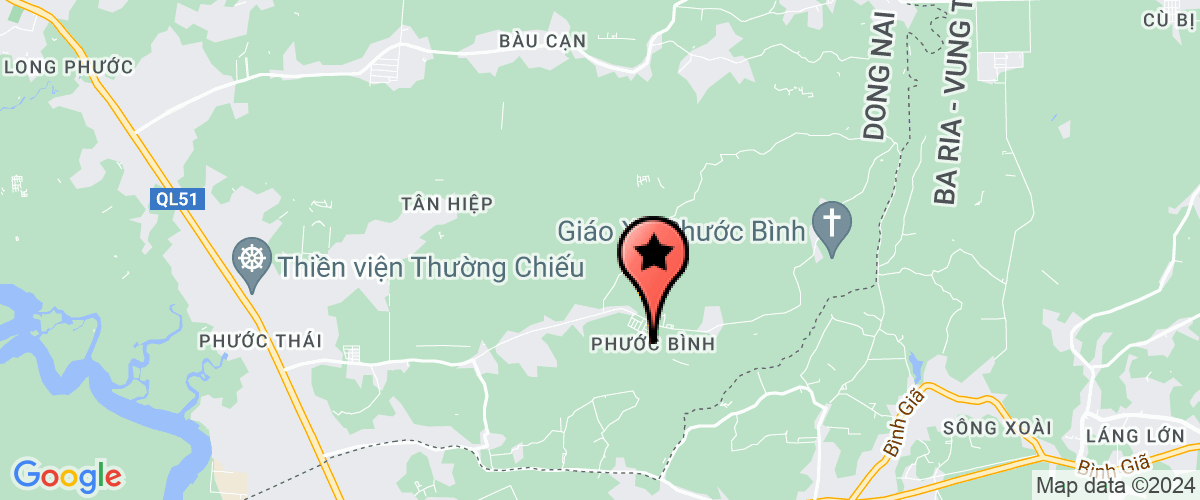 Map go to Lan Huong Phuoc Binh Company Limited