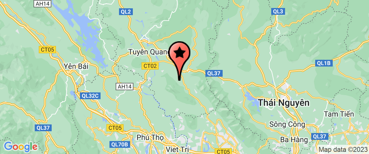 Map go to Branch of Thai Duong tai Tuyen Quang Company Limited