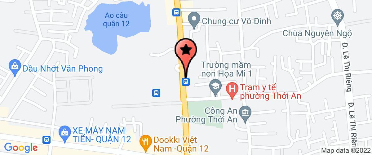 Map go to Trang Tri Hoan My Interior Exterior Trading Construction Company Limited