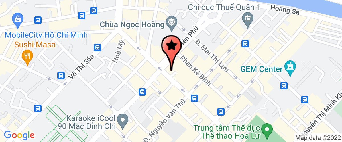 Bản đồ đến Công Ty TNHH Dịch Vụ Và Du Lịch Minh Anh Travel