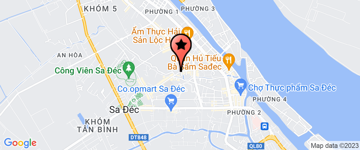 Map go to Phuong Y Garment Company Limited