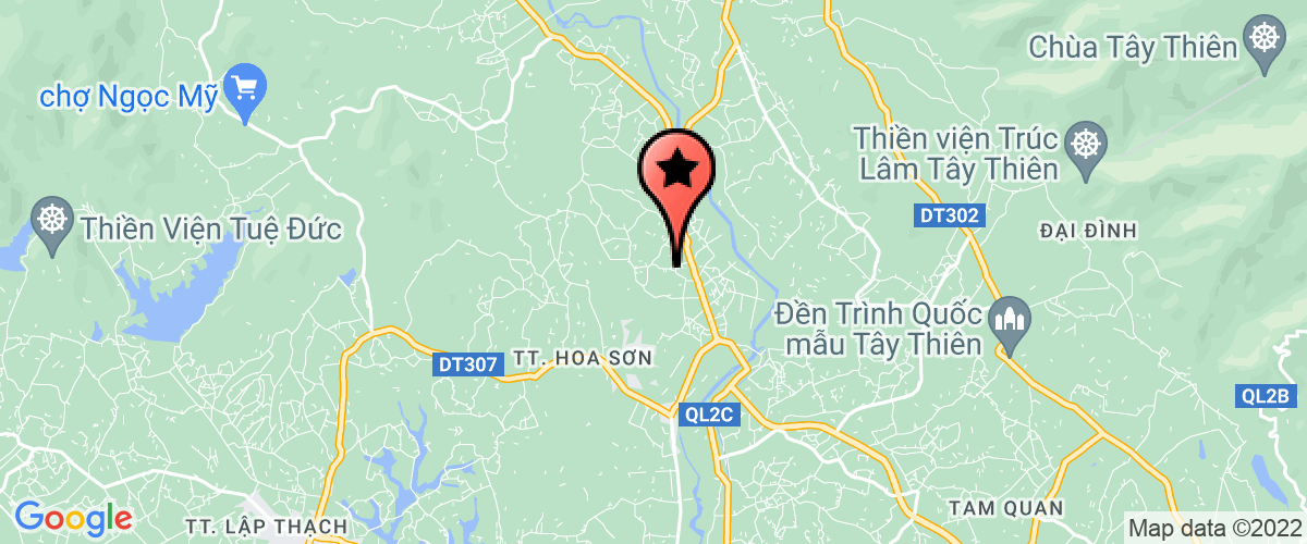Map go to Thai Hoa Elementary School