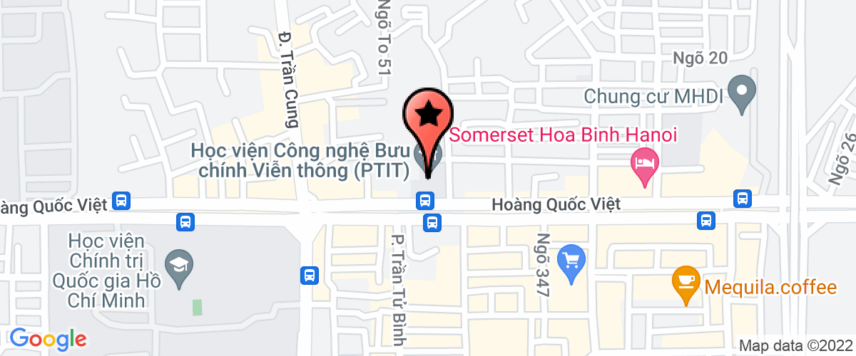 Map go to Ha Phuc Investment Joint Stock Company