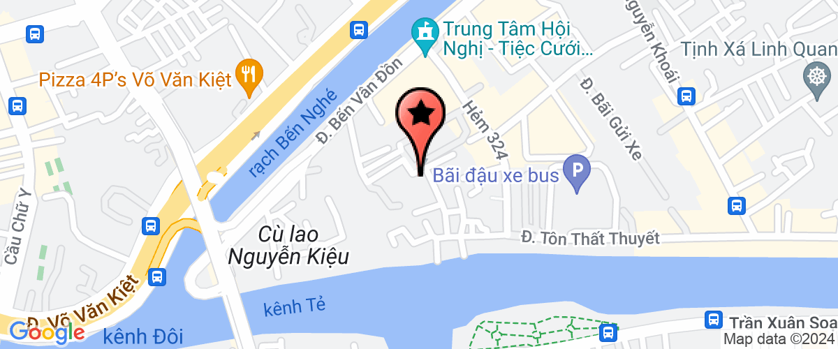 Map go to Truong Hoang Nam Service Trading Company Limited