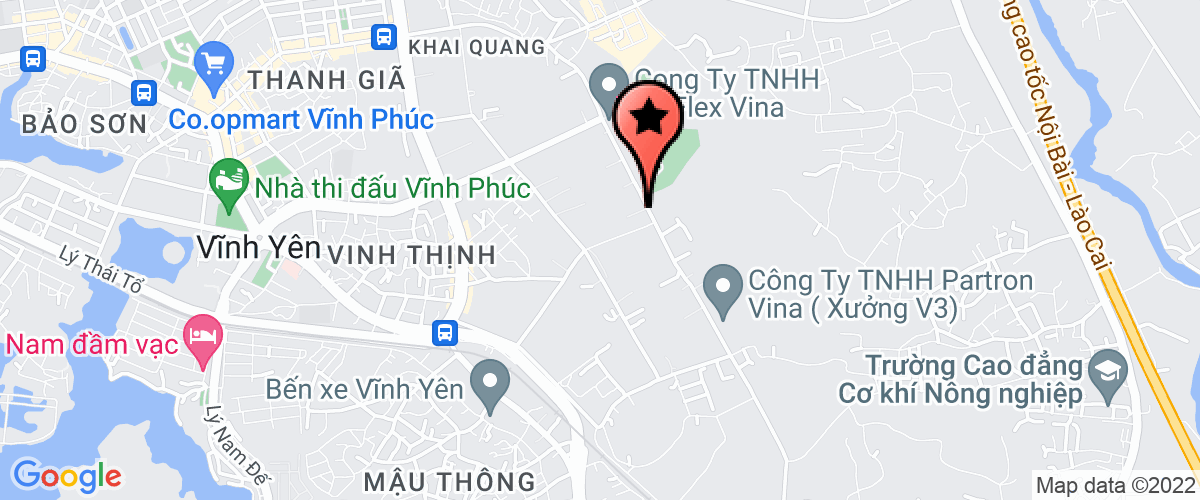 Bản đồ đến Công ty TNHH xe buýt DAEWOO Việt Nam