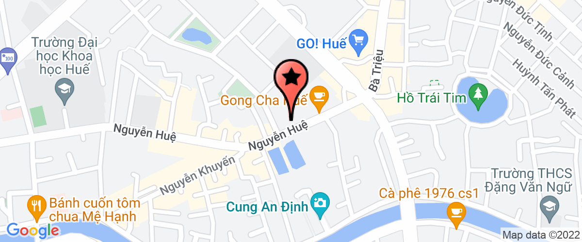 Map go to Vuong Thy - Hue Joint - Stock Company