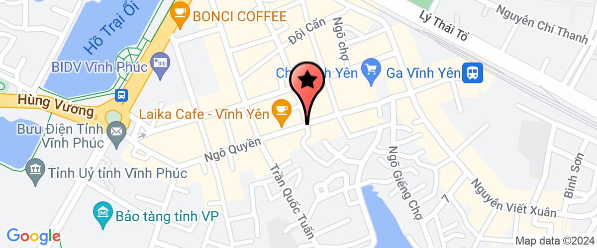 Map go to Vinhphuc Foods and Trading Joint Stock Company