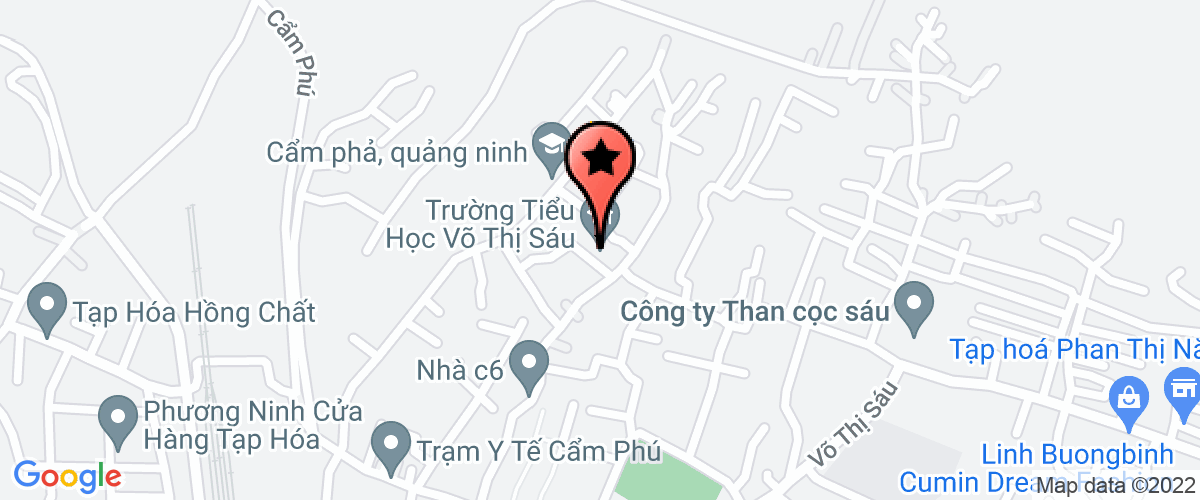 Bản đồ đến Uỷ ban nhân dân phường Cẩm Phú - Thị xã Cẩm Phả