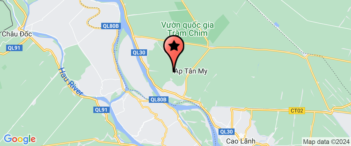 Map go to Tan Thanh 1 Elementary School