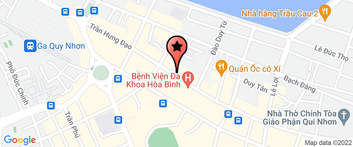Map go to Binh Dinh Industry Installation Joint Stock Company