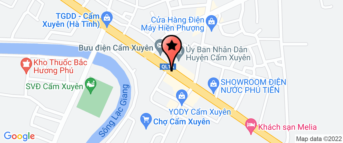 Bản đồ đến Công Ty TNHH Thương Mại Và Dịch Vụ Phúc Hưng Hà Tĩnh
