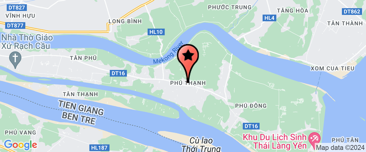 Bản đồ đến Đoàn TNCS Hồ Chí Mnh huyện Tân Phú Đông
