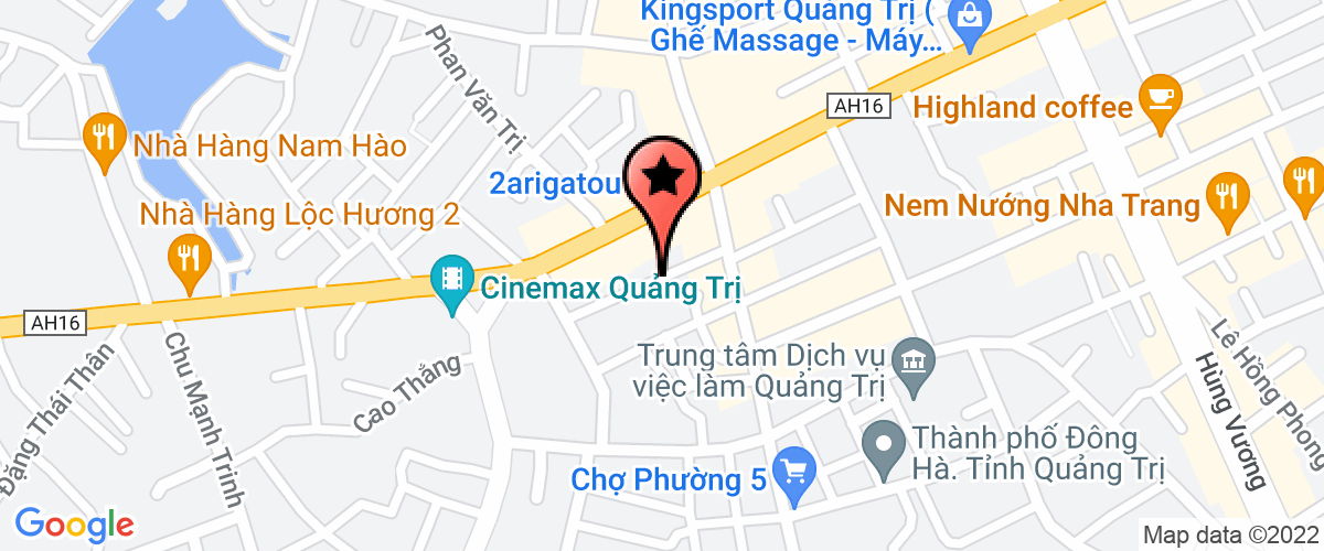 Map go to Thang Hong Private Enterprise