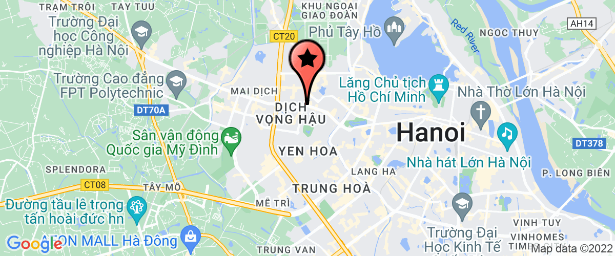 Map go to Nam Viet Trading International Joint Stock Company
