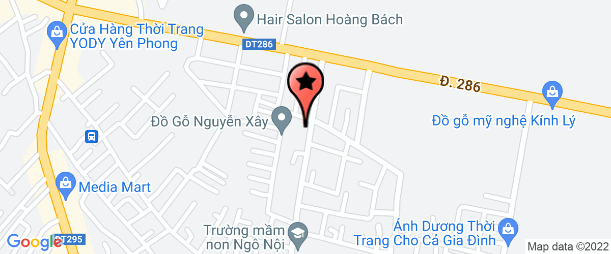 Map go to Danh Thong Trading Service Company Limited