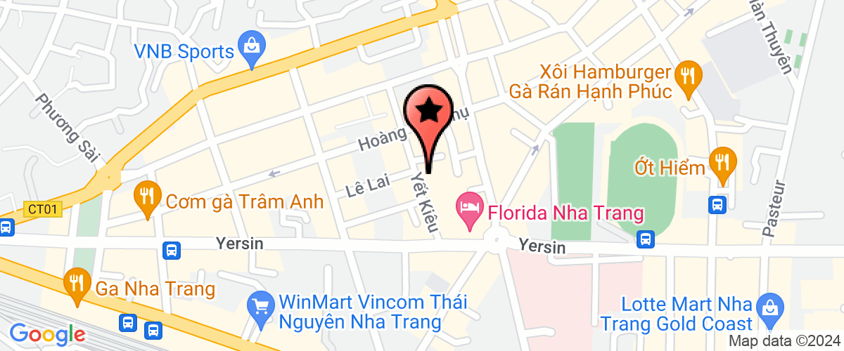 Map go to Yet Kieu Investment Joint Stock Company