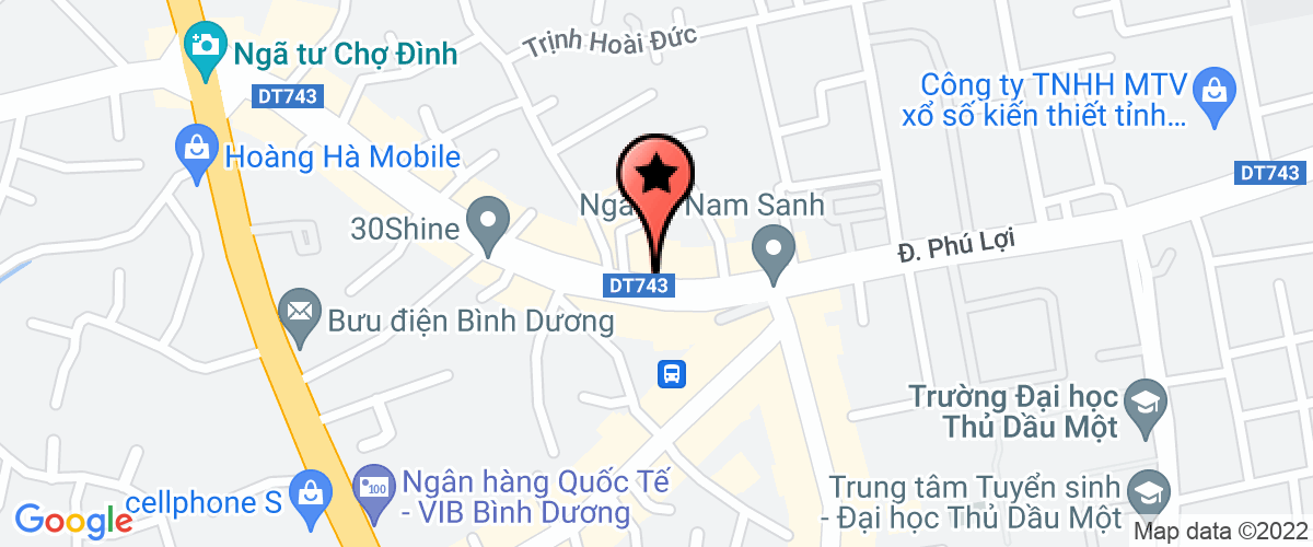 Map go to Hoang Phuong Dung Company Limited