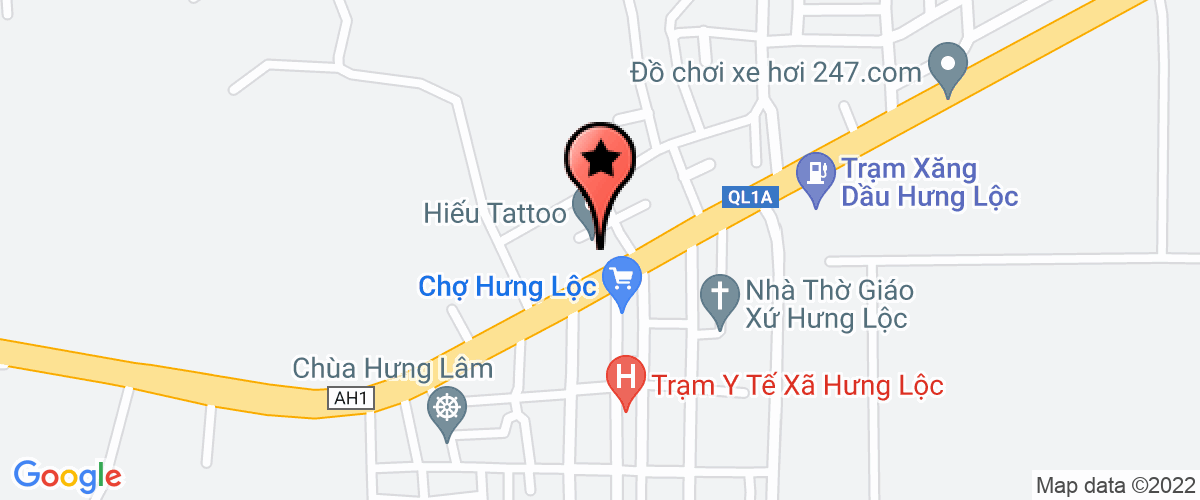 Map go to Dai Hung Loc Co-operative