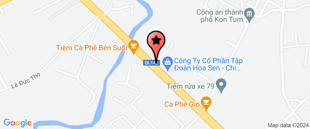 Map go to Hoa Chau Kon Tum Company Limited
