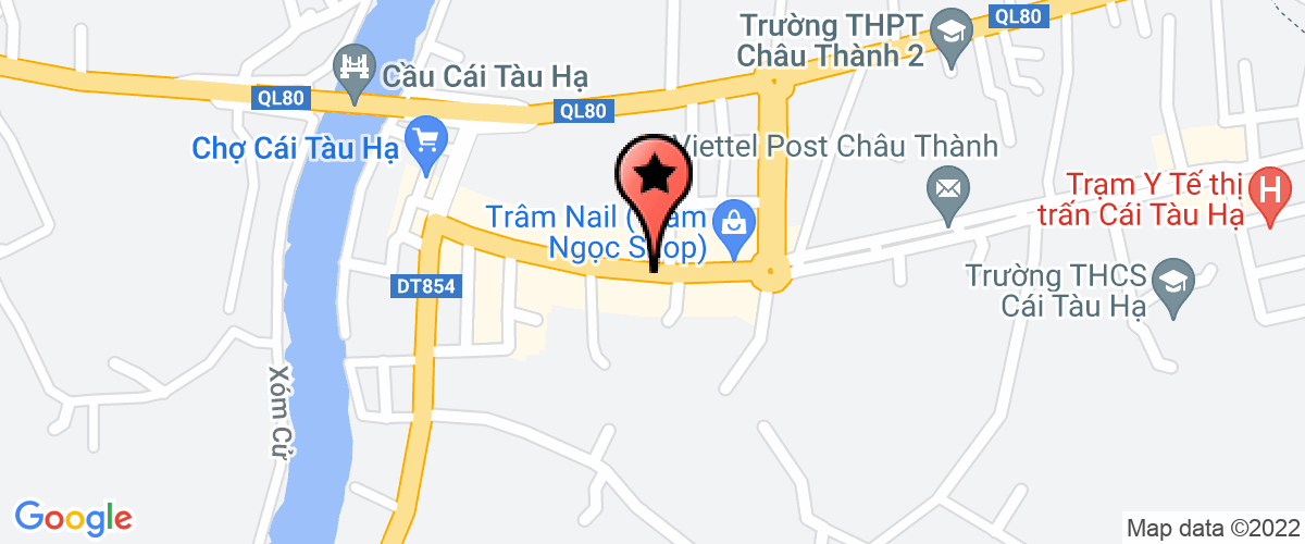 Map go to Thanh Duoc Dong Thap Construction Company Limited