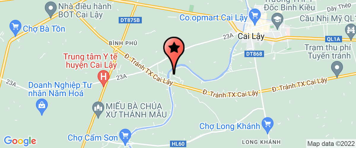 Map go to Chin Hung Thanh Son Private Enterprise