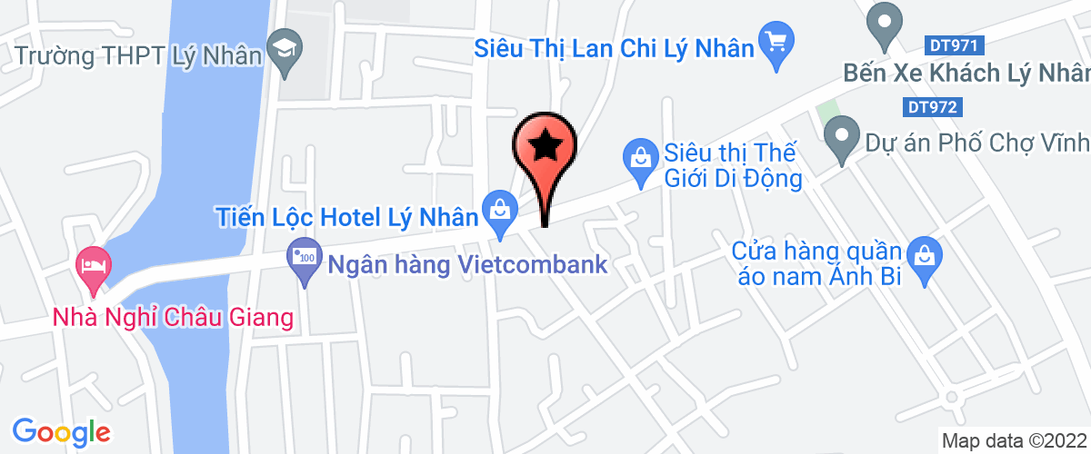 Map go to Vinh Tru Elementary School