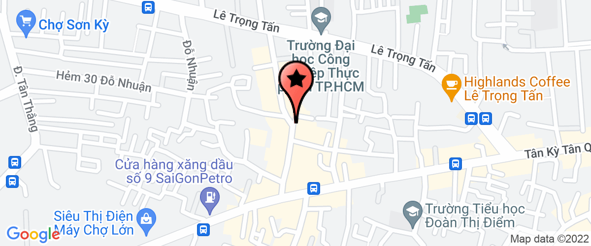 Bản đồ đến Công Ty TNHH Văn Phòng Phẩm Yến Thảo