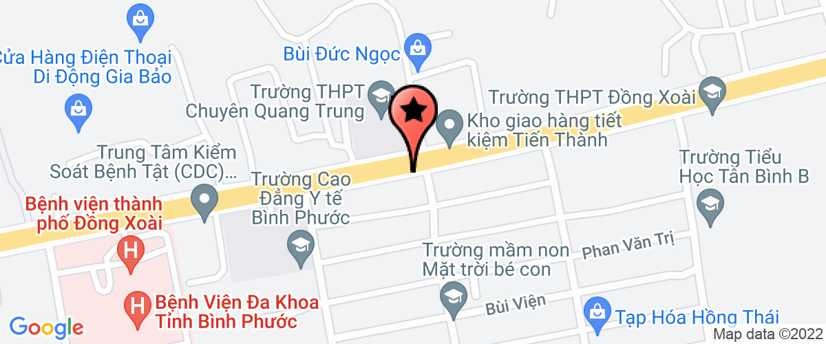Map go to Vinh Cuu Gypsum Private Enterprise