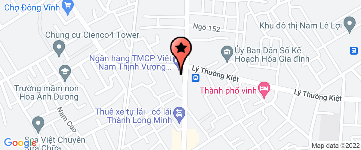 Map go to T&T Nghe An Private Enterprise