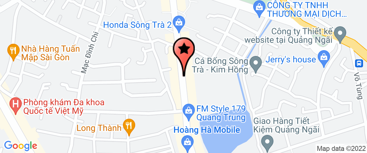 Map go to Tham My Venus Company Limited