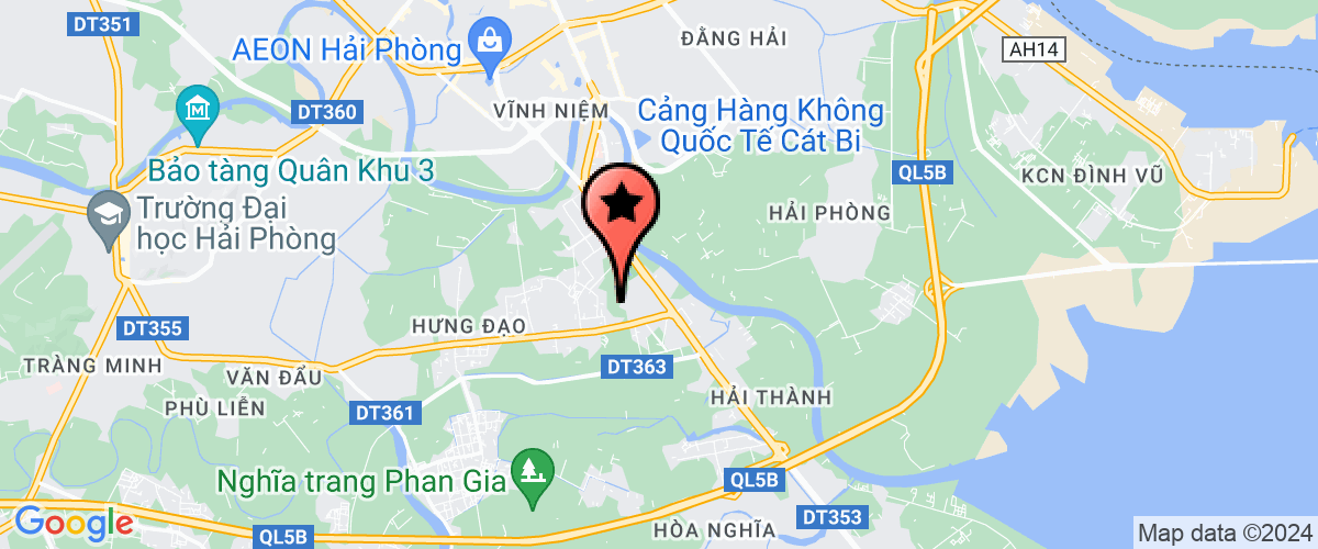 Map go to Viet Nam Carbon Composite Long Chau Bien Joint Stock Company