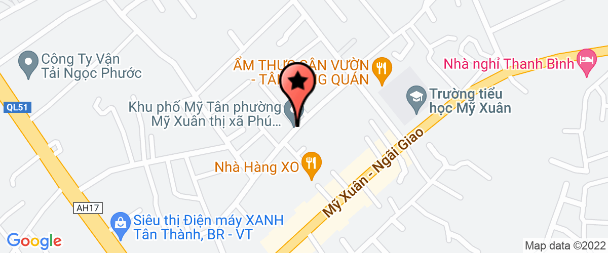 Bản đồ đến Công ty TNHH May Mặc Kim Châu
