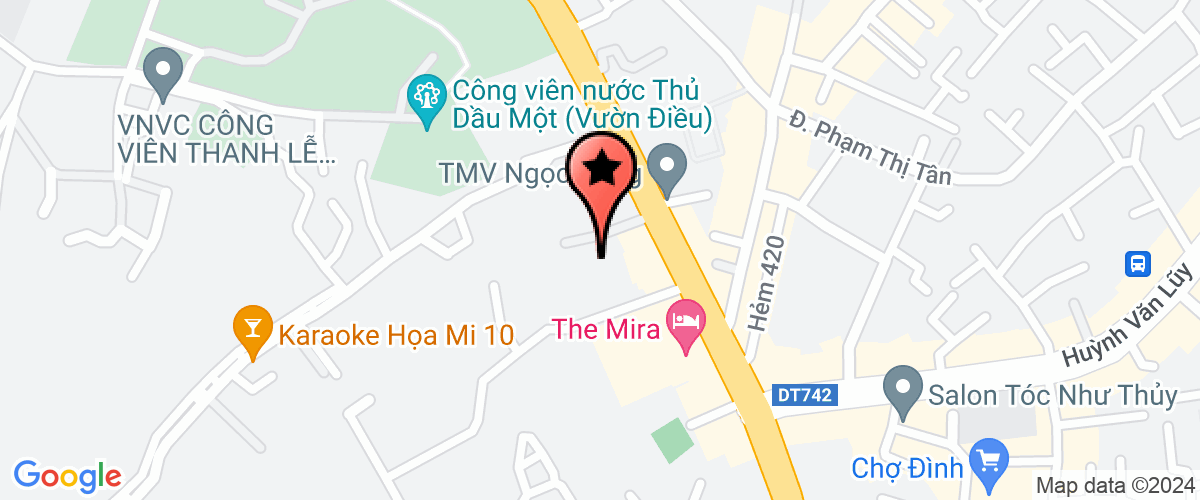 Map go to Phuoc Thinh Barriers Construction Company Limited