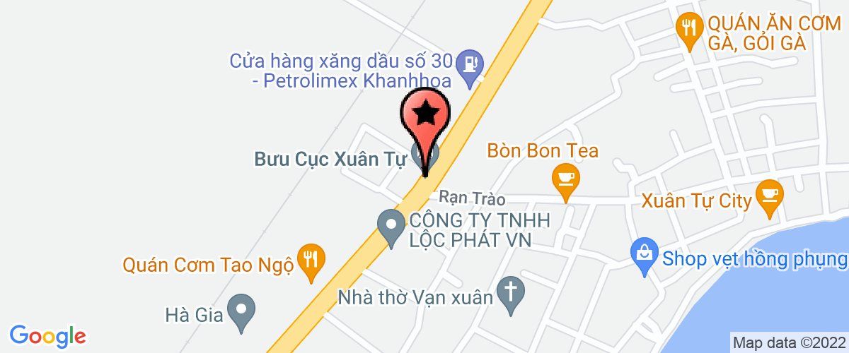 Map go to TMDV Trung Tin Company Limited