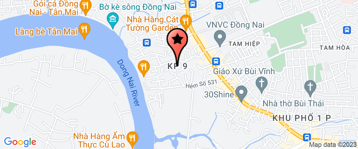 Map go to Rau Hoang Gia Company Limited