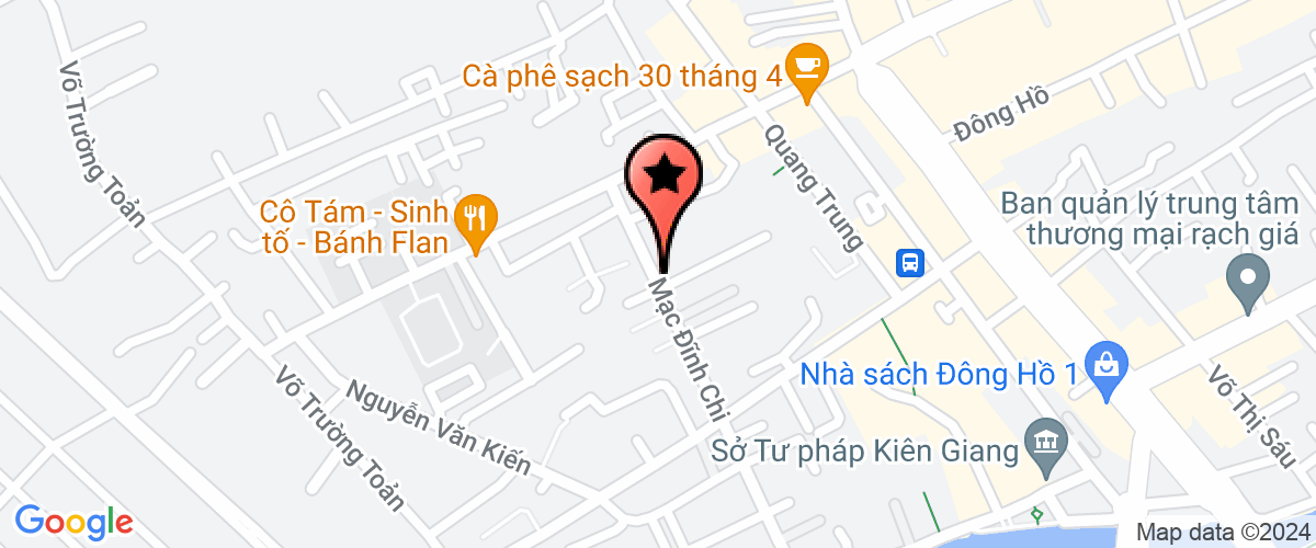 Map go to Quang Nhat Phuong Trading Construction Joint Stock Company