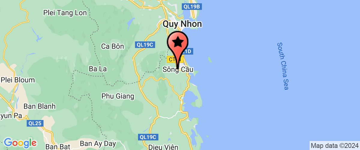 Map go to Branch of  Thien Phuoc in Phu Yen General Company Limited