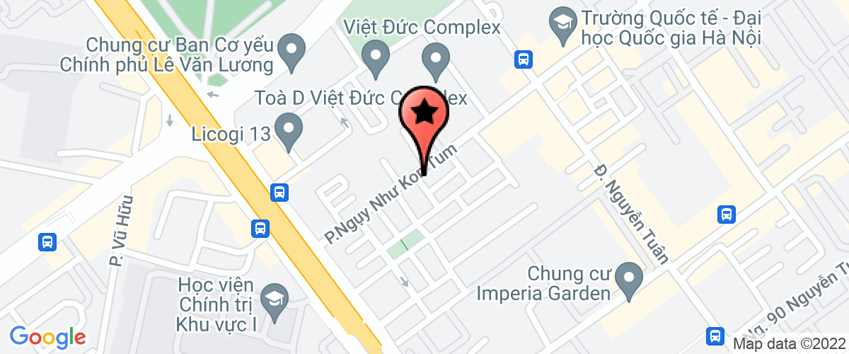 Map go to Tham Dinh GiA Tam Viet Joint Stock Company