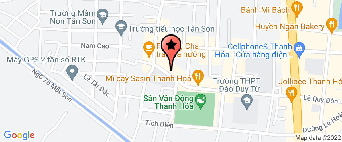 Bản đồ đến Công Ty TNHH Chăm Sóc Sức Khoẻ Nhật Thanh