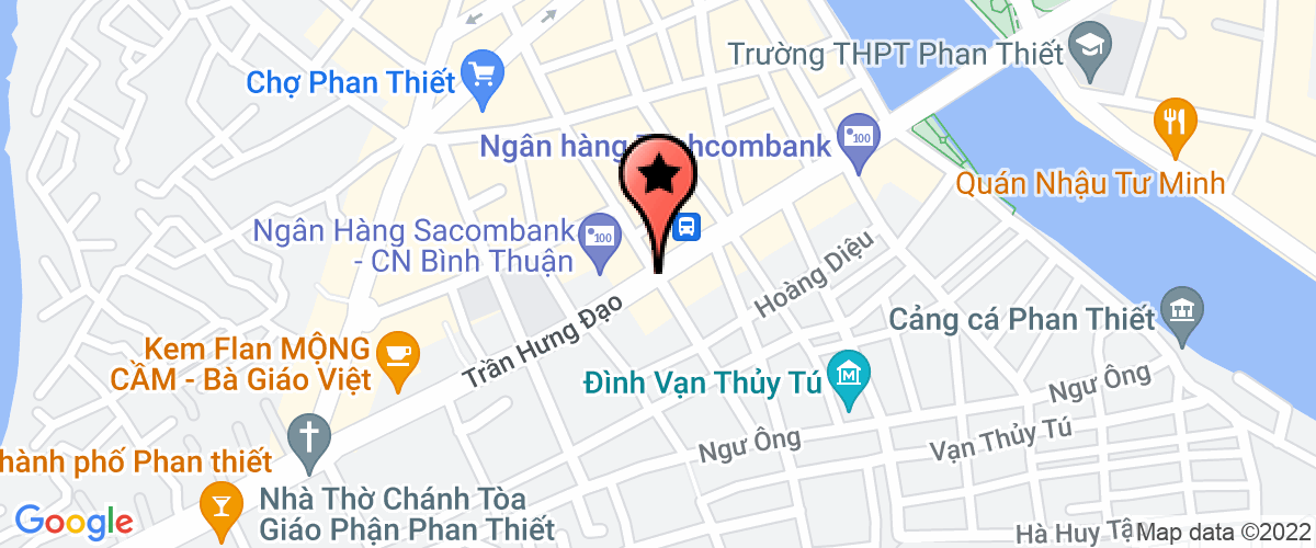 Map go to BQL Cac Cum - Tieu Thu Tp Phan Thiet Industry Industry