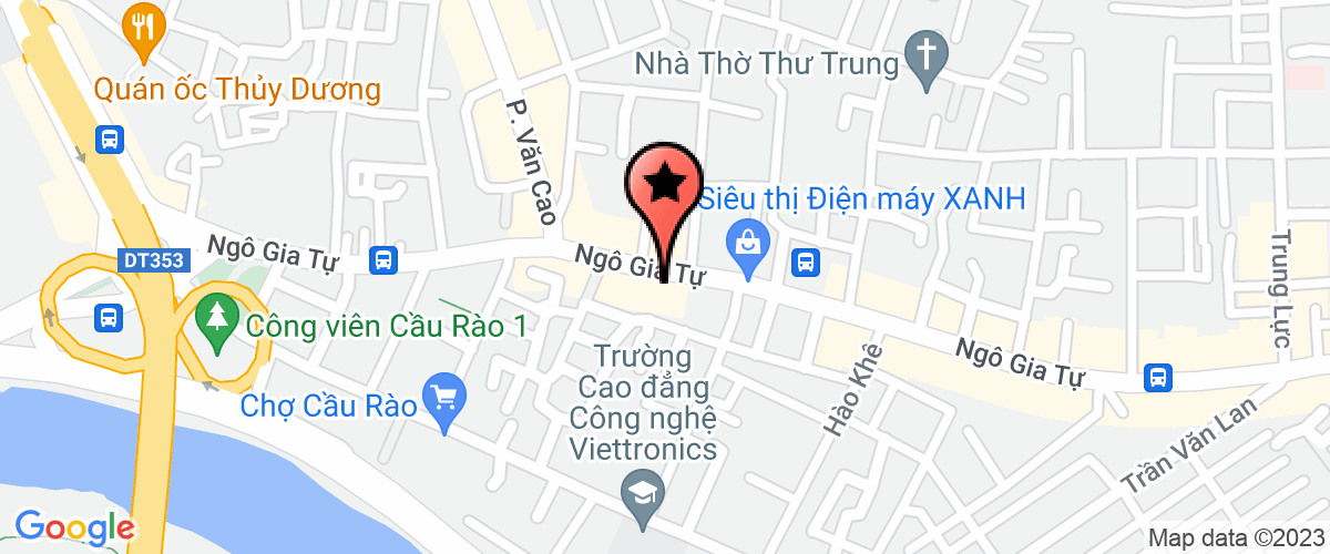 Map go to Cuc Nhung Joint Stock Company