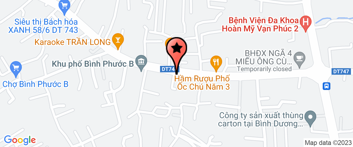 Bản đồ đến Công Ty TNHH Toàn Kim Phát