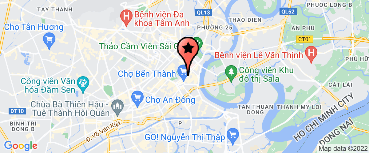 Map go to Thanh Nhan Education Company Limited
